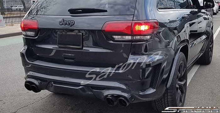 Custom Jeep Grand Cherokee  SUV/SAV/Crossover Rear Bumper (2011 - 2021) - $980.00 (Part #JP-012-RB)